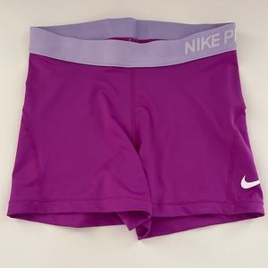 purple nike pros